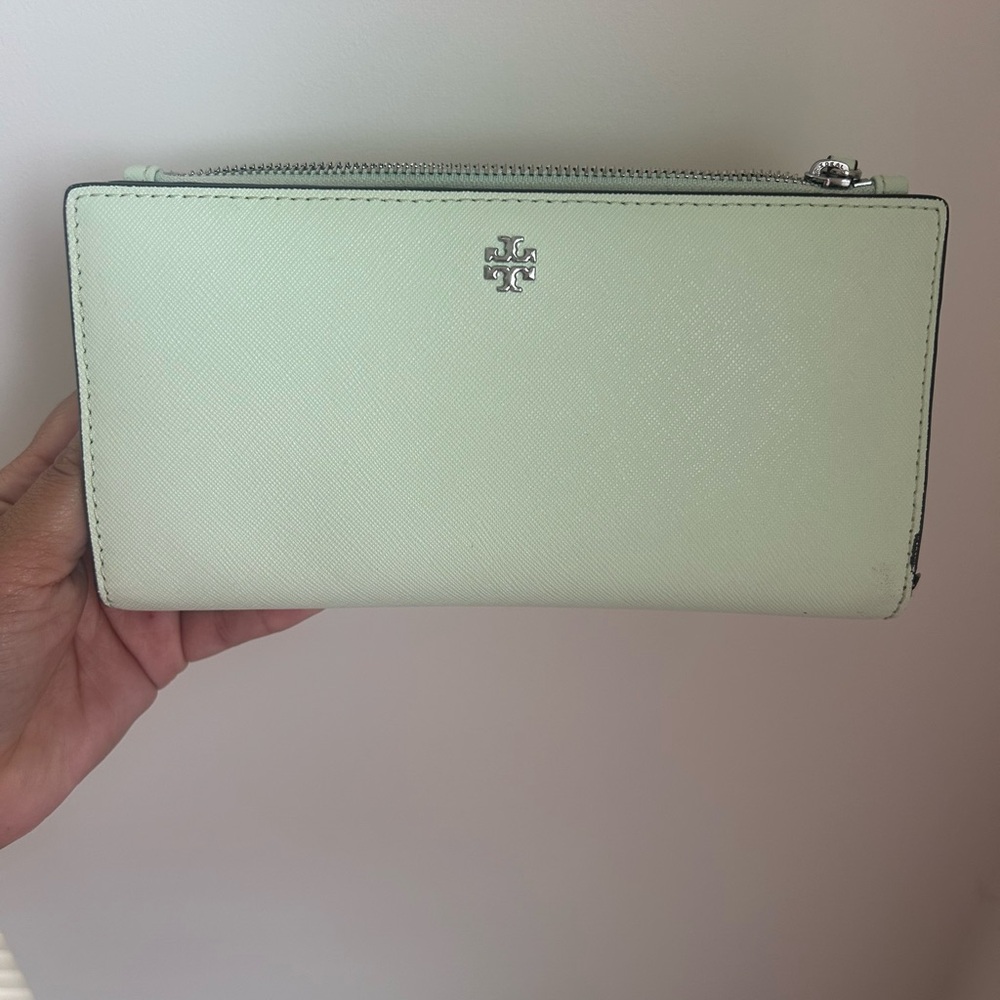 Tory Burch Light Green Wallet